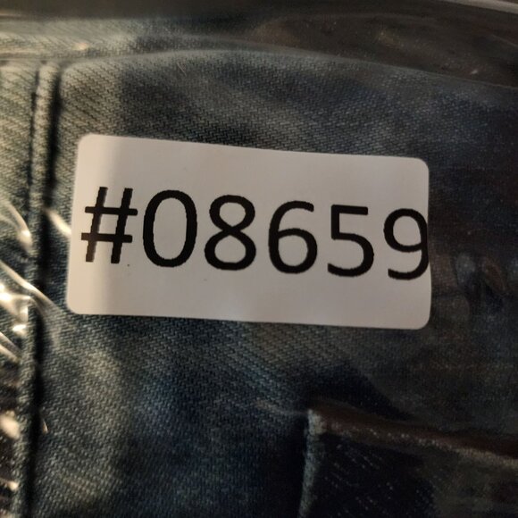 Born Fly Jeans Mens 40 Medium Wash Stretch Mid Rise Distressed Patch Streetwear - Picture 13 of 13